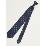 75紺 | ファットゥーラ/FATTURA シルク撥水加工 レギュラータイ 8.0cm幅 | TAKA-Q MEN