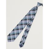 71ターコイズ | TAKA-Q×FAIRFAX シルクチェック柄 レギュラータイ 8.0cm幅 | TAKA-Q MEN