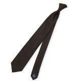 30茶 | TAKA-Q×FAIRFAX シルクソリッド レギュラータイ 8.0cm幅 | TAKA-Q MEN