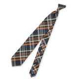 70青 | TAKA-Q×FAIRFAX シルクチェック柄 レギュラータイ 8.0cm幅 | TAKA-Q MEN