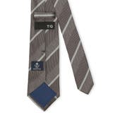 TAKA-Q×FAIRFAX シルクストライプ柄 レギュラータイ 8.0cm幅 | TAKA-Q MEN | 詳細画像2 