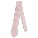 12ピンク | シルク混 パネル柄 ナロータイ 7.0cm幅 | TAKA-Q MEN