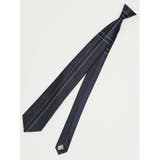 75紺 | シルク混 パネル柄 レギュラータイ 7.5cm幅 | TAKA-Q MEN