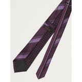 シルク混 パネル柄 レギュラータイ 7.5cm幅 | TAKA-Q MEN | 詳細画像6
