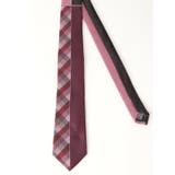 シルク混 パネル柄レギュラータイ 7.5cm幅 | TAKA-Q MEN | 詳細画像2