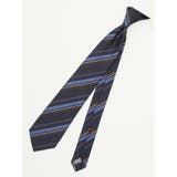 75紺 | セッテピエゲ シルクストライプ柄 レギュラータイ 8cm幅 | TAKA-Q MEN