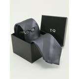 ネクタイ＆タイバー BOXセット | TAKA-Q MEN | 詳細画像1 