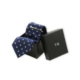 75紺 | ネクタイ＆タイバー BOXセット | TAKA-Q MEN