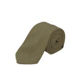 33ベージュ | 快適 ウール調ソリッド レギュラータイ 7.5cm幅 | TAKA-Q MEN