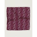 シルク パネル柄 ナロータイ&チーフセット | TAKA-Q MEN | 詳細画像7 