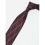 シルク パネル柄 ナロータイ 7.0cm幅 | TAKA-Q MEN | 詳細画像5