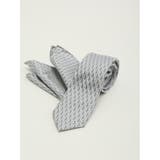 シルク ラインストーン付き ナロータイ&チーフセット | TAKA-Q MEN | 詳細画像2 