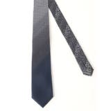 シルク パネル柄 ナロータイ 7.0cm幅 | TAKA-Q MEN | 詳細画像2