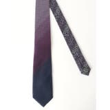 シルク パネル柄 ナロータイ 7.0cm幅 | TAKA-Q MEN | 詳細画像8