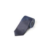 75紺 | シルク パネル柄 ナロータイ 7.0cm幅 | TAKA-Q MEN
