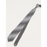 シルク パネル柄 ナロータイ 7.0cm幅 | TAKA-Q MEN | 詳細画像1