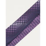 シルク パネル柄 ナロータイ 7.0cm幅 | TAKA-Q MEN | 詳細画像7