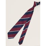 14ワイン | エコウォッシャブル ストライプ柄 レギュラータイ 8.0cm幅 | TAKA-Q MEN