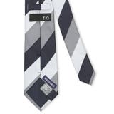 ウォッシャブル ストライプ柄 レギュラータイ 8.0cm幅 | TAKA-Q MEN | 詳細画像2 