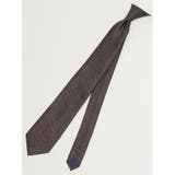 30茶 | エコウォッシャブル ソリッド レギュラータイ 8.0cm幅 | TAKA-Q MEN
