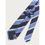 エコウォッシャブル ストライプ柄 レギュラータイ 8.0cm幅 | TAKA-Q MEN | 詳細画像6