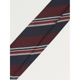 エコウォッシャブル ストライプ柄 レギュラータイ 8.0cm幅 | TAKA-Q MEN | 詳細画像5