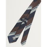 エコウォッシャブル ストライプ柄 レギュラータイ 8.0cm幅 | TAKA-Q MEN | 詳細画像6