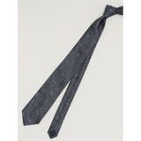 06グレー | エコウォッシャブル ペイズリー柄 レギュラータイ 8.0cm幅 | TAKA-Q MEN