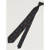 エコウォッシャブル 小紋柄 レギュラータイ 8.0cm幅 | TAKA-Q MEN | 詳細画像1