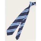 75紺 | エコウォッシャブル ストライプ柄 レギュラータイ 8.0cm幅 | TAKA-Q MEN