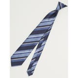 75紺 | エコウォッシャブル ストライプ柄 レギュラータイ 8.0cm幅 | TAKA-Q MEN