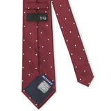ウォッシャブル ドット柄 レギュラータイ 8.0cm幅 | TAKA-Q MEN | 詳細画像2 