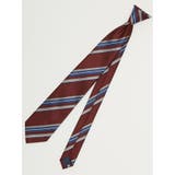 14ワイン | エコウォッシャブル ストライプ柄 レギュラータイ 8.0cm幅 | TAKA-Q MEN