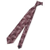 ウォッシャブル ペイズリー柄 レギュラータイ 8.0cm幅 | TAKA-Q MEN | 詳細画像1 