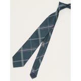 50緑 | エコウォッシャブル チェック柄 レギュラータイ 8.0cm幅 | TAKA-Q MEN