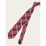 14ワイン | エコウォッシャブル チェック柄 レギュラータイ 8.0cm幅 | TAKA-Q MEN