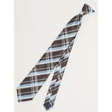 30茶 | エコウォッシャブル チェック柄 レギュラータイ 8.0cm幅 | TAKA-Q MEN