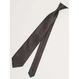 30茶 | エコウォッシャブル ドット柄 レギュラータイ 8.0cm幅 | TAKA-Q MEN
