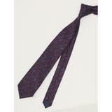 14ワイン | エコウォッシャブル ペイズリー柄 レギュラータイ 8.0cm幅 | TAKA-Q MEN