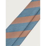 リネン混 ストライプ柄 レギュラータイ 8.0cm幅 | TAKA-Q MEN | 詳細画像3