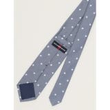 リネン混 ドット柄 レギュラータイ 8.0cm幅 | TAKA-Q MEN | 詳細画像4