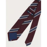 国産ウールライク ストライプ柄 レギュラータイ 8.0cm幅 | TAKA-Q MEN | 詳細画像2