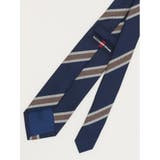 国産ウールライク ストライプ柄 レギュラータイ 8.0cm幅 | TAKA-Q MEN | 詳細画像4