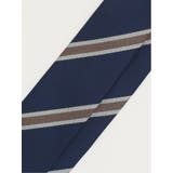 国産ウールライク ストライプ柄 レギュラータイ 8.0cm幅 | TAKA-Q MEN | 詳細画像5