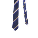 75紺 | エコペット/ECO PET ストライプ柄 レギュラータイ 8.0cm幅 | TAKA-Q MEN