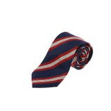 75紺 | エコペット/ECO PET ストライプ柄 レギュラータイ 8.0cm幅 | TAKA-Q MEN