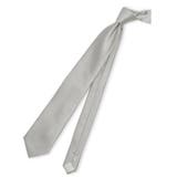 91銀 | シルク フォーマルネクタイ 8.0cm幅 シルバー繻子 | TAKA-Q MEN