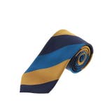 71ターコイズ | エコペット/ECO PET ストライプ柄 レギュラータイ 8.0cm幅 | TAKA-Q MEN