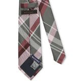 ウォッシャブル チェック柄 レギュラータイ 8.0cm幅 | TAKA-Q MEN | 詳細画像2