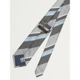 エコウォッシャブル ストライプ柄 レギュラータイ 8.0cm幅 | TAKA-Q MEN | 詳細画像2 